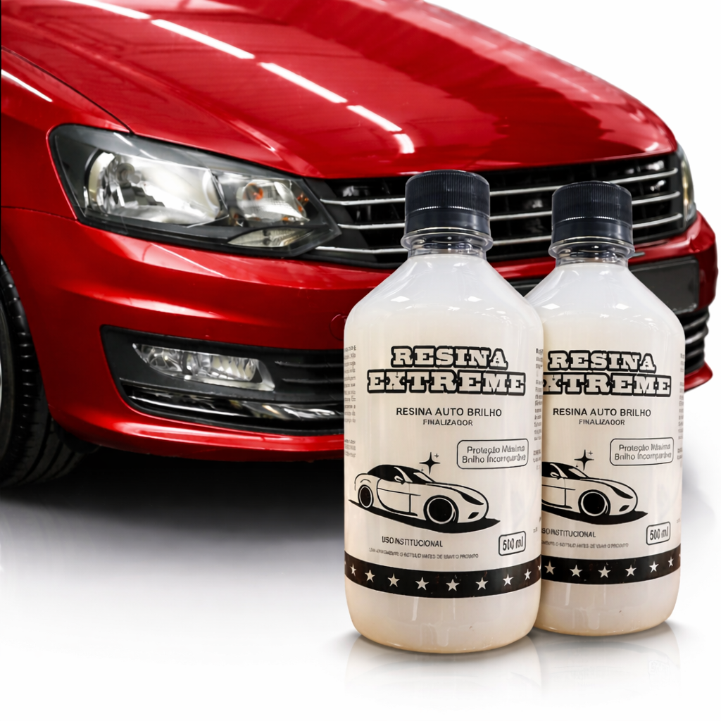 Extreme Tecnoz 9 com carro vermelho e 2 frascos
