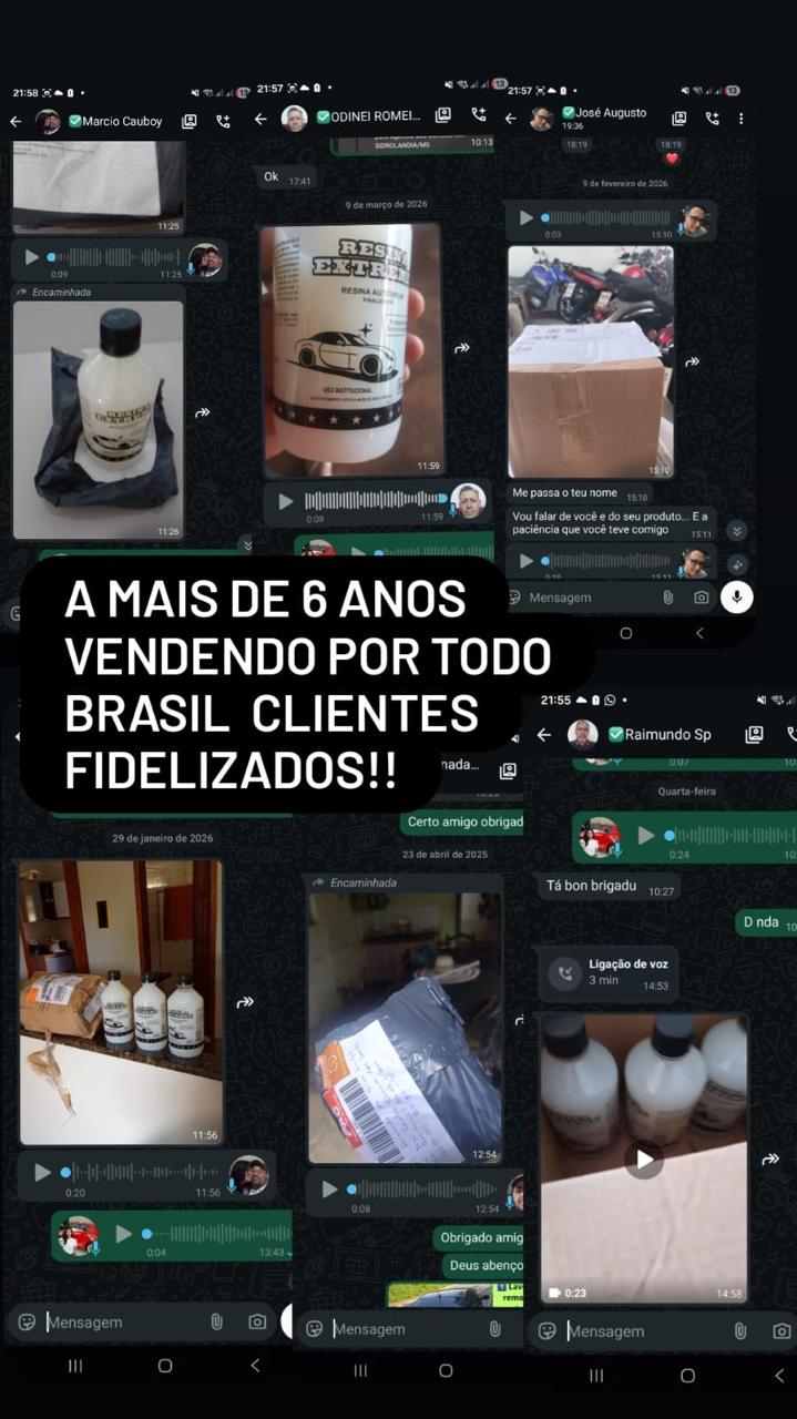 Print de WhatsApp — depoimento real de cliente 1